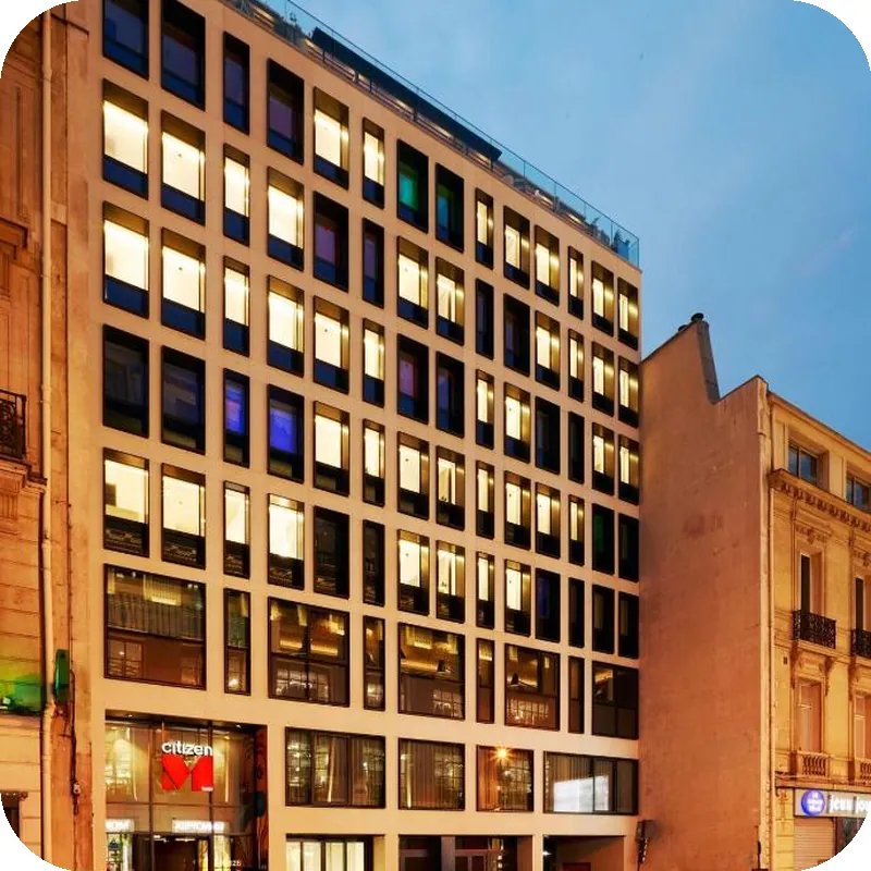 citizenM Paris Champs-Elysees hotel view