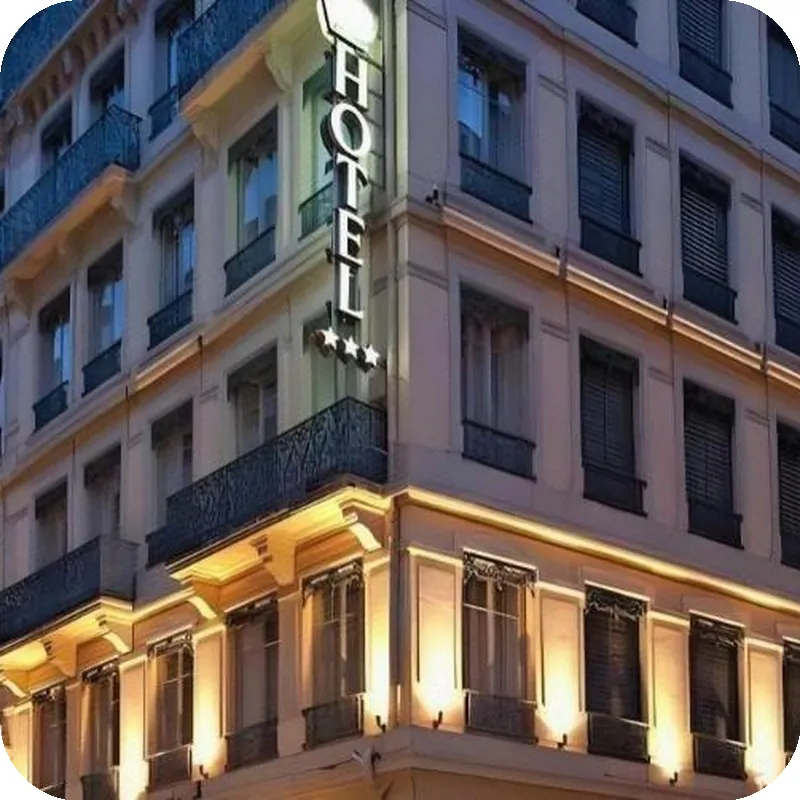 Globe Et Cecil hotel view