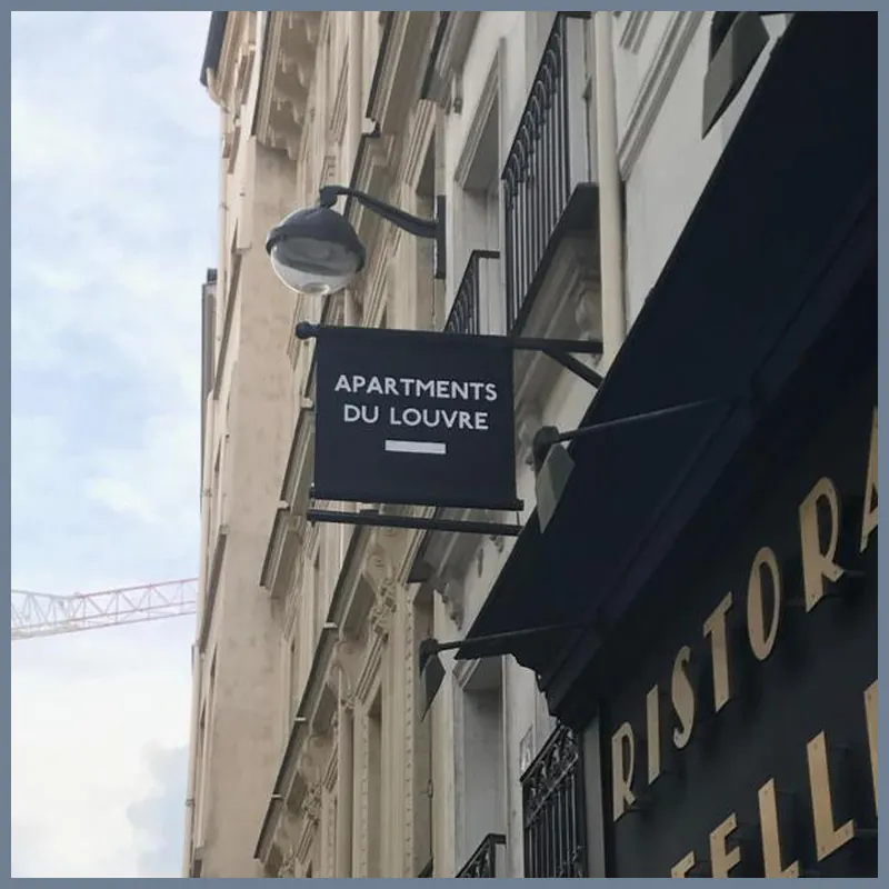 Apartments du Louvre hotel view