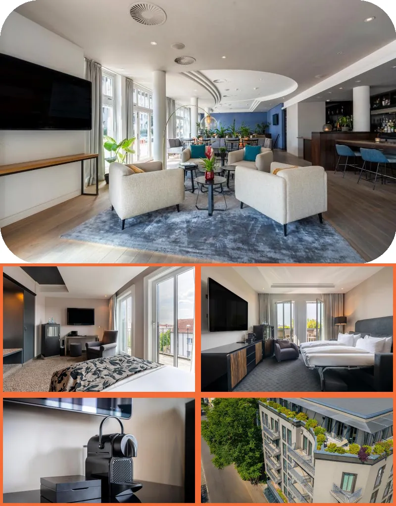 New Berlin hotel main view