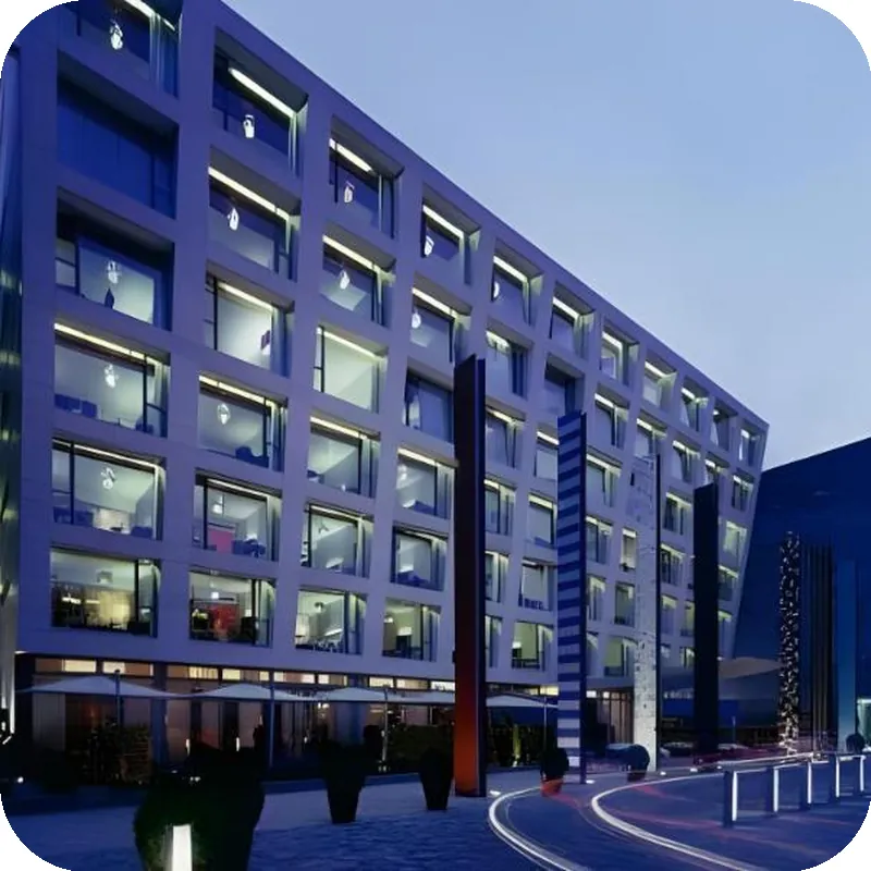 Radisson Blu Media Harbour Hotel Dusseldorf hotel view