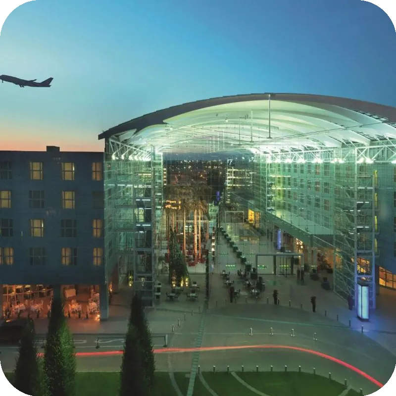 Hilton Munich Airport hotel view