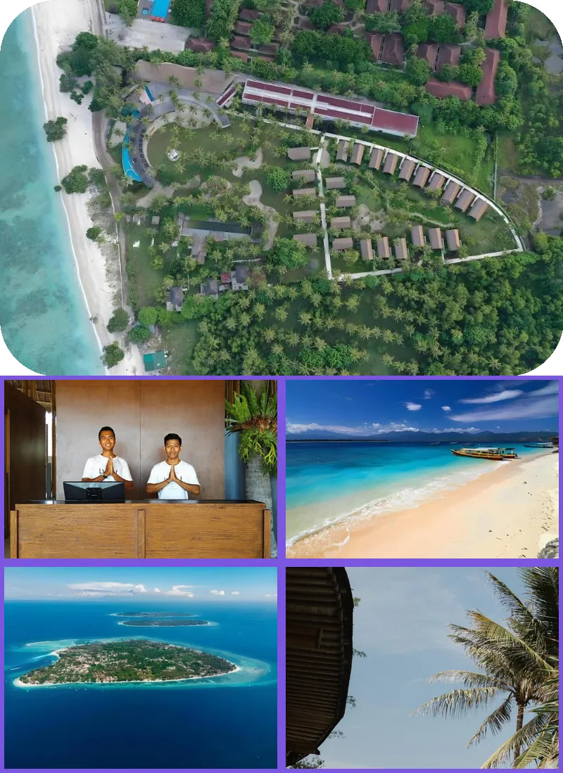 Hotel Lumi Gili Trawangan hotel main view