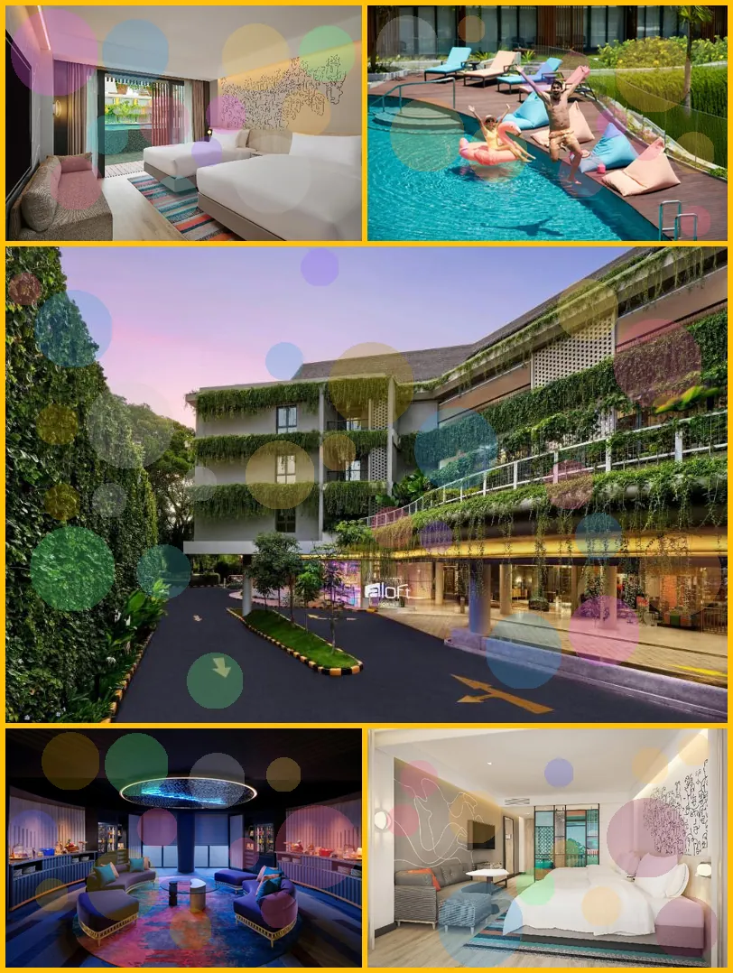 Aloft Bali Kuta at Beachwalk hotel main view