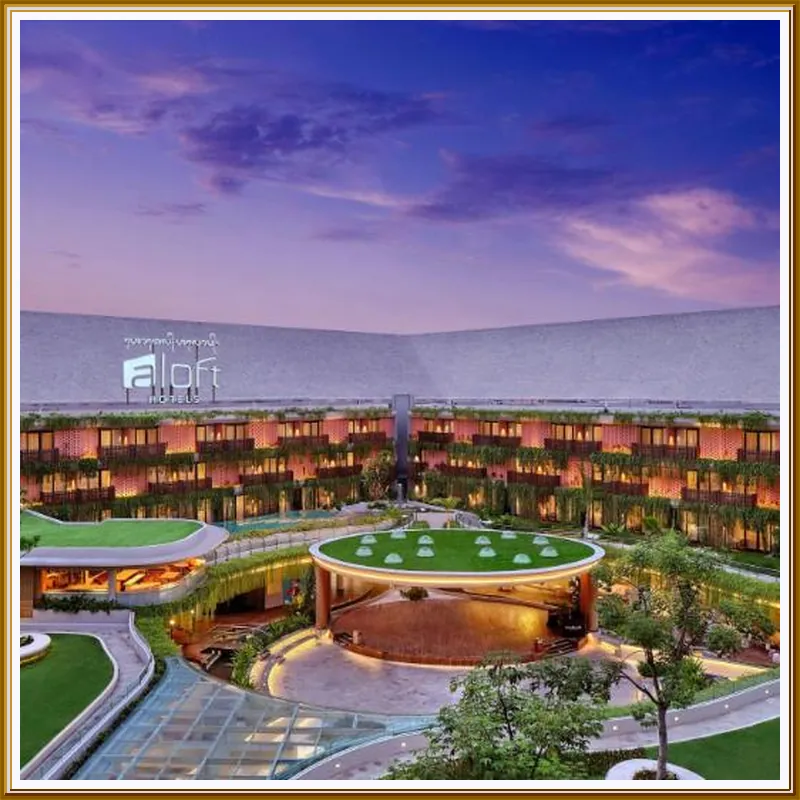 Aloft Bali Kuta at Beachwalk hotel view