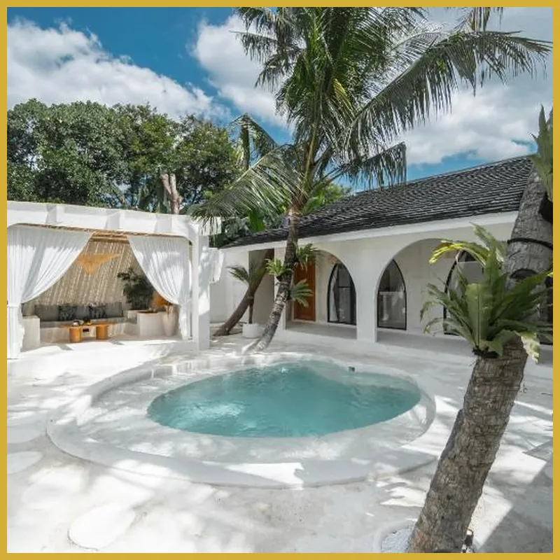 Bohemian Jogja Villas with Private Pool hotel view