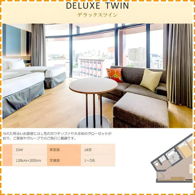 JR Kyushu Hotel Blossom Naha hotel room