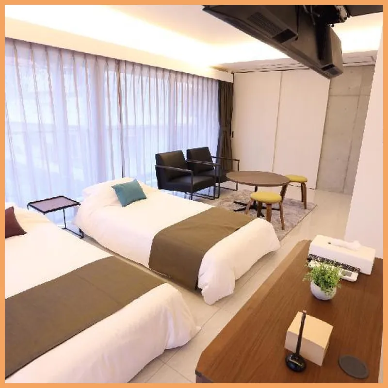 Tabinoteitaku OkinawaNaha hotel room