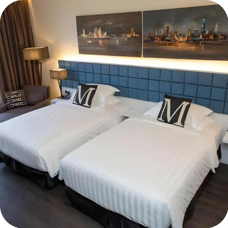 M Roof Hotel and Residences hotel room