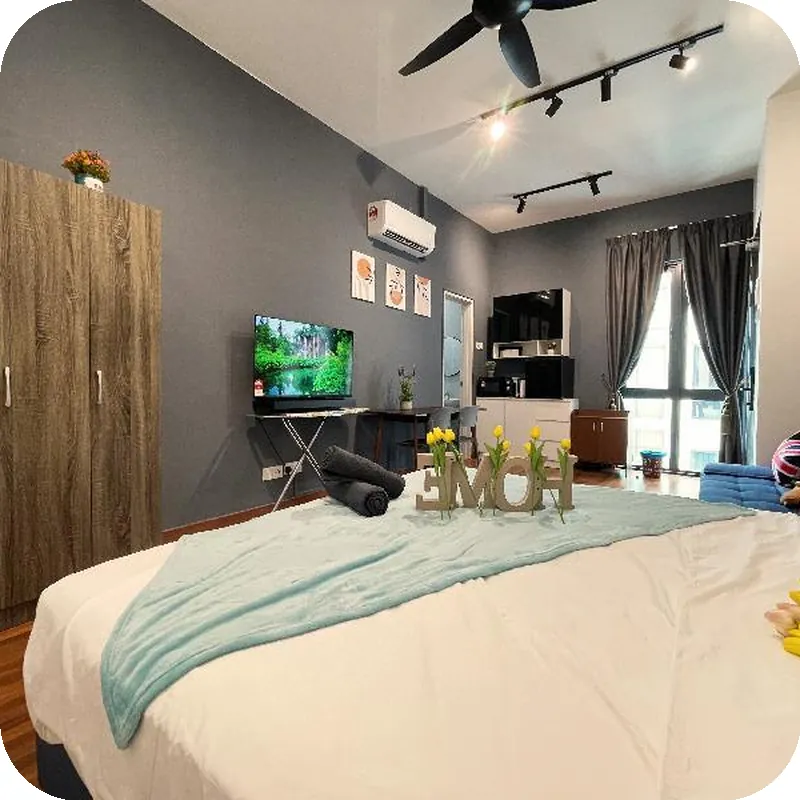 Pacific Tower Petaling Jaya Near Jaya One hotel room