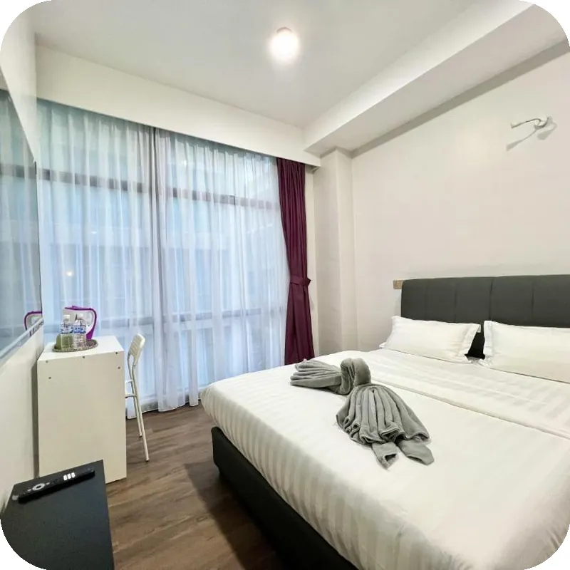 New Margo Hotel KK hotel room