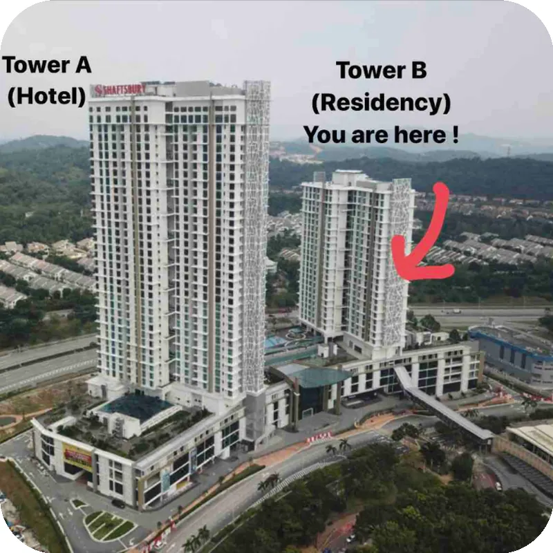 ORKID Shaftsbury Putrajaya 2BILIK by CIKYATIE hotel view