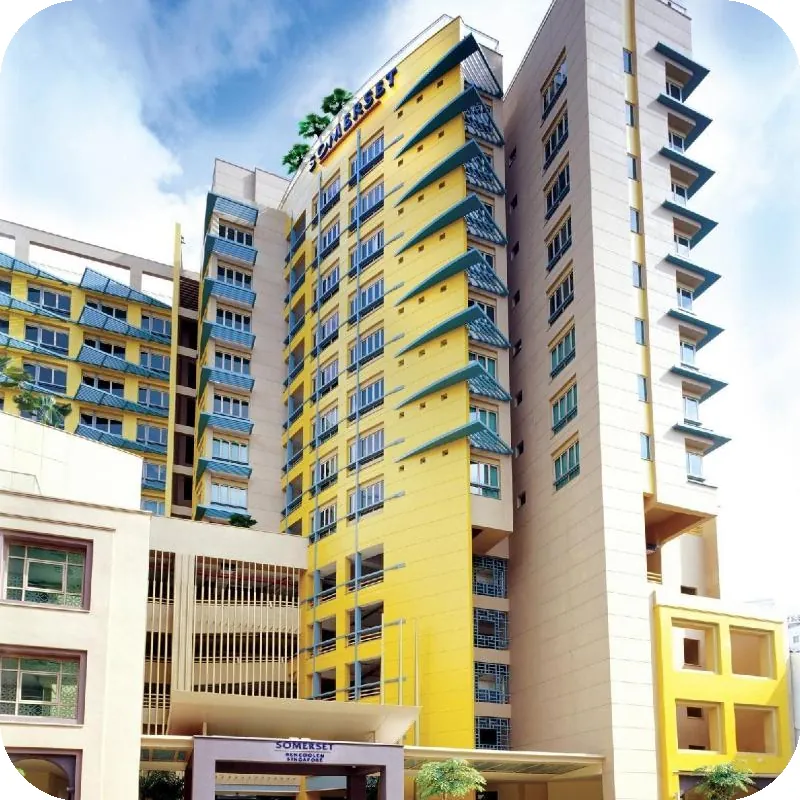 Somerset Bencoolen Singapore hotel view