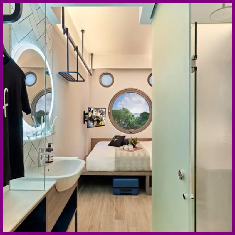 lyf one-north Singapore hotel room