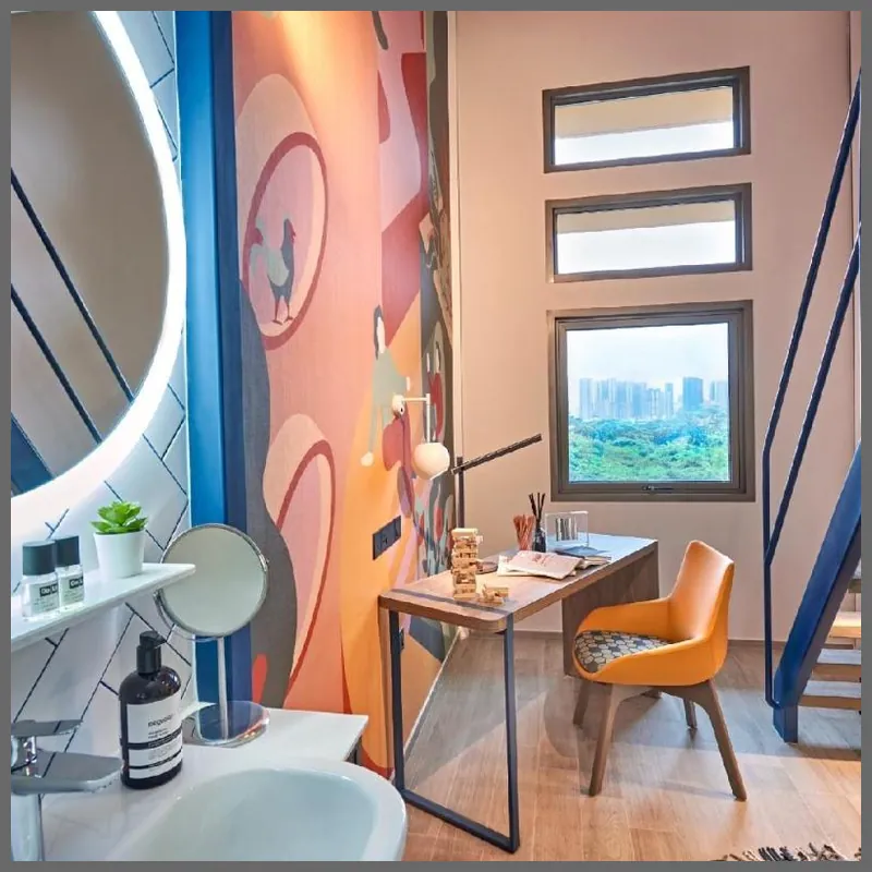 lyf one-north Singapore hotel room