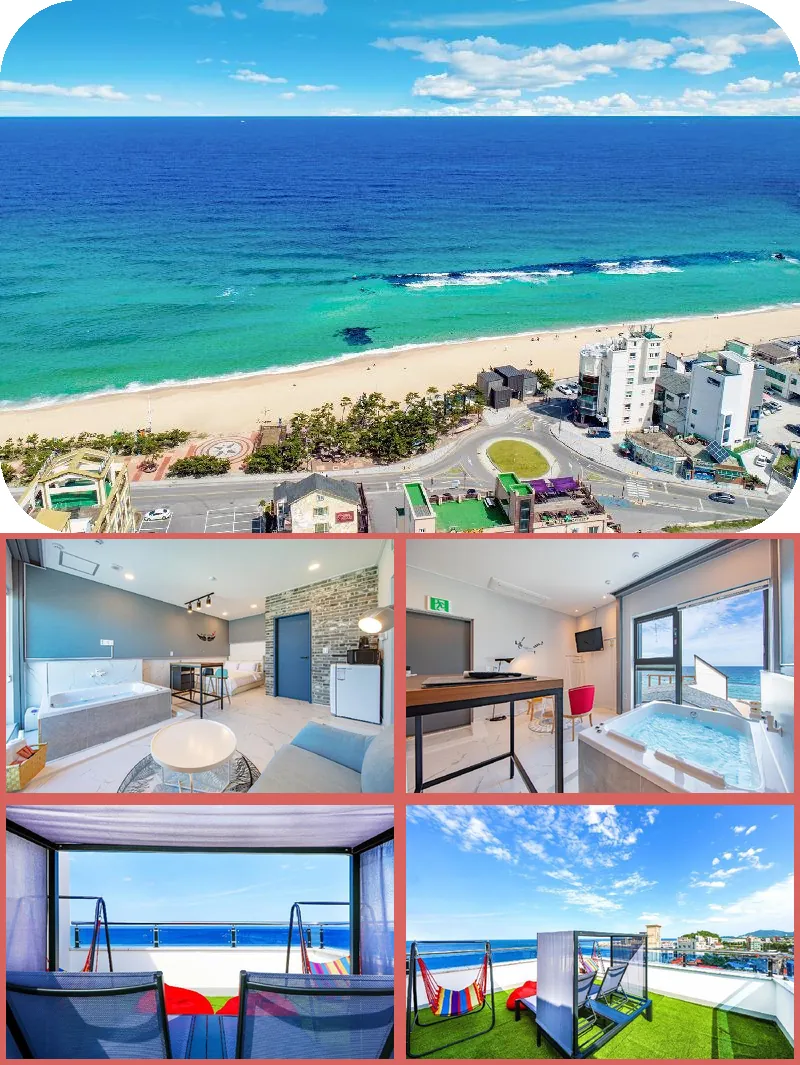 Gangneung Wee pension hotel main view