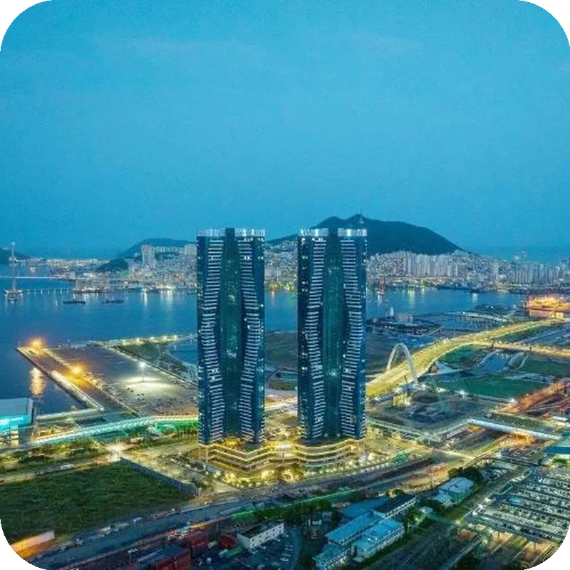 BOOKING THE BAY Busan Station hotel view