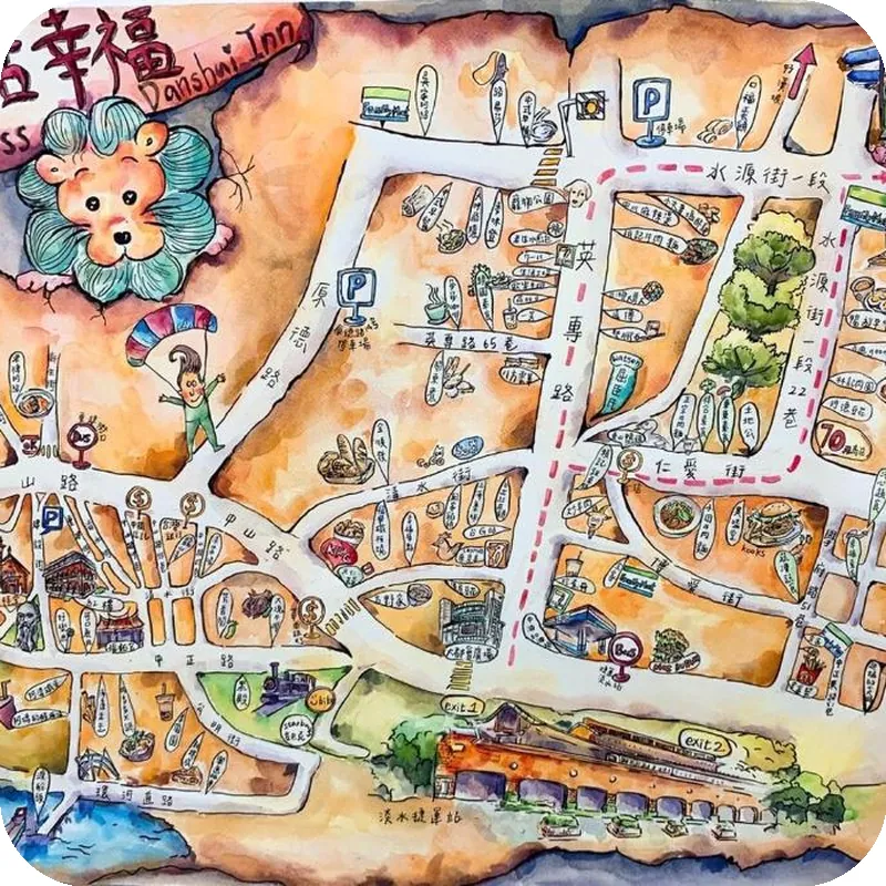Happiness.danhsui New Taipei City Homestay Registration Number: 219 호텔 이미지