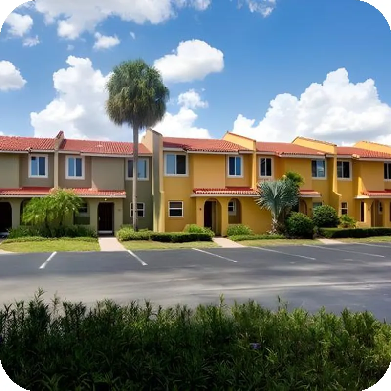 FantasyWorld Resort hotel view