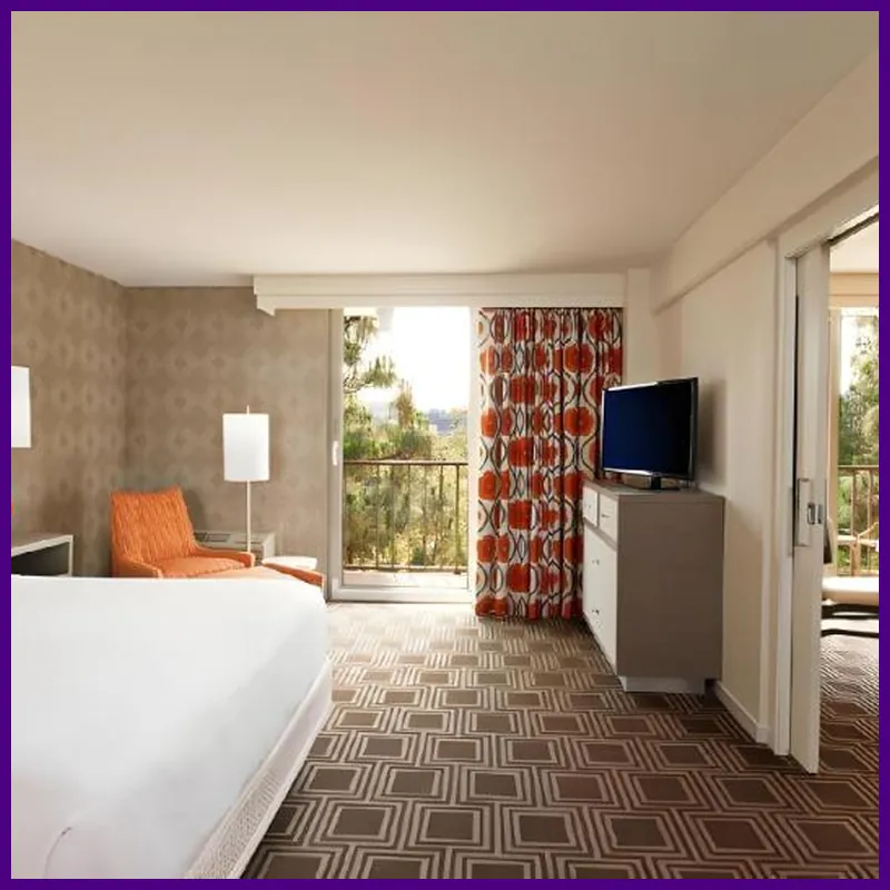 The Garland hotel room