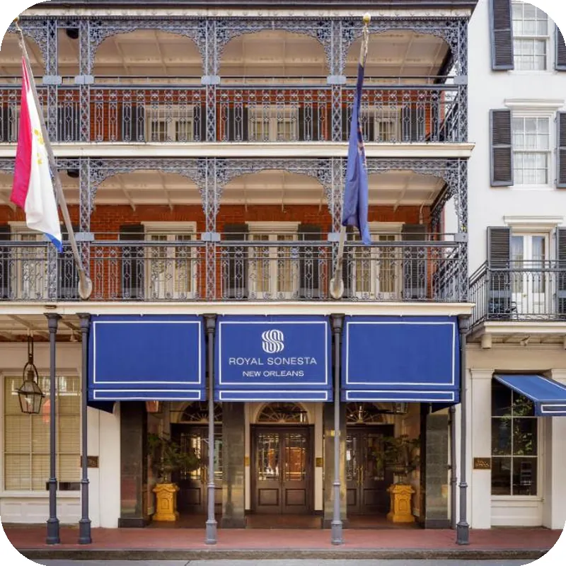 The Royal Sonesta New Orleans hotel view