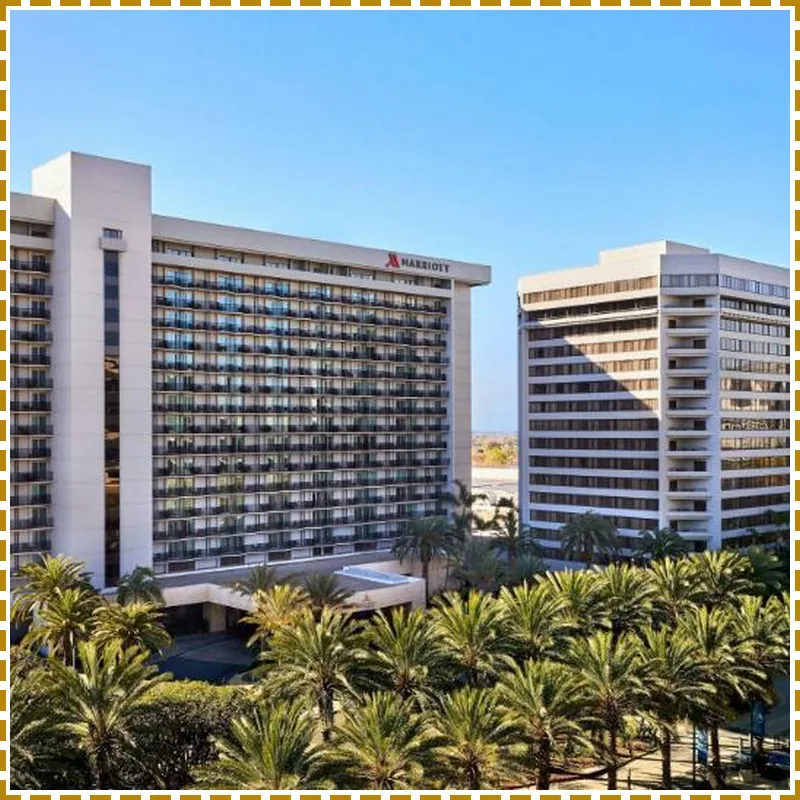 Anaheim Marriott hotel view