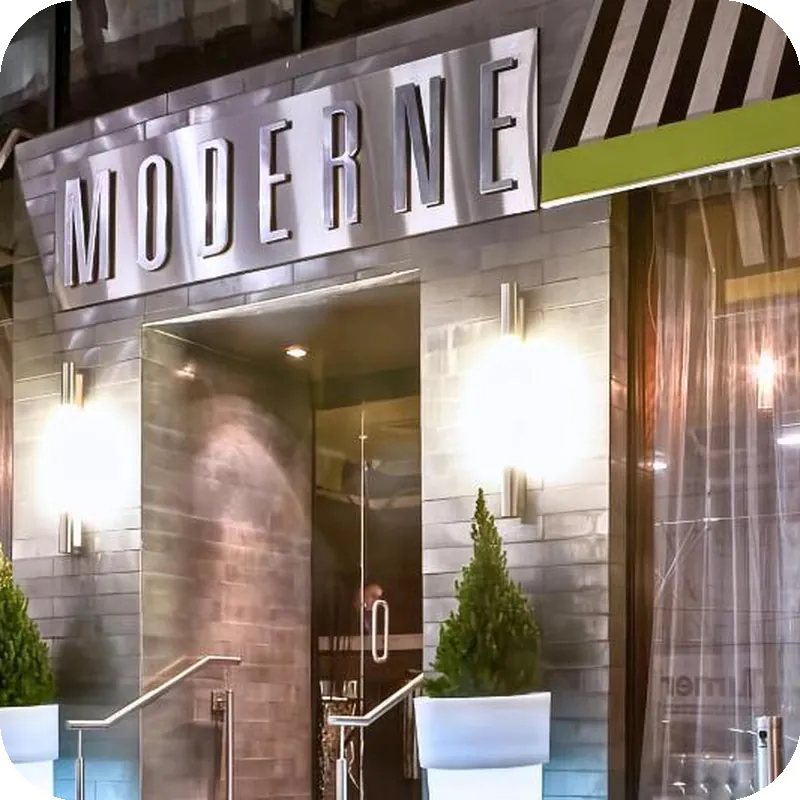 Moderne Hotel hotel view