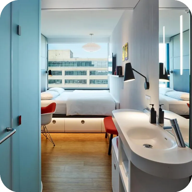 citizenM Washington DC Capitol hotel room