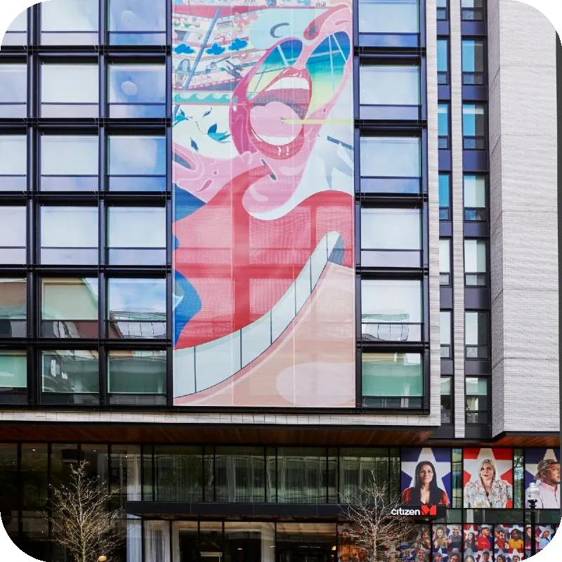 citizenM Washington DC Capitol hotel view