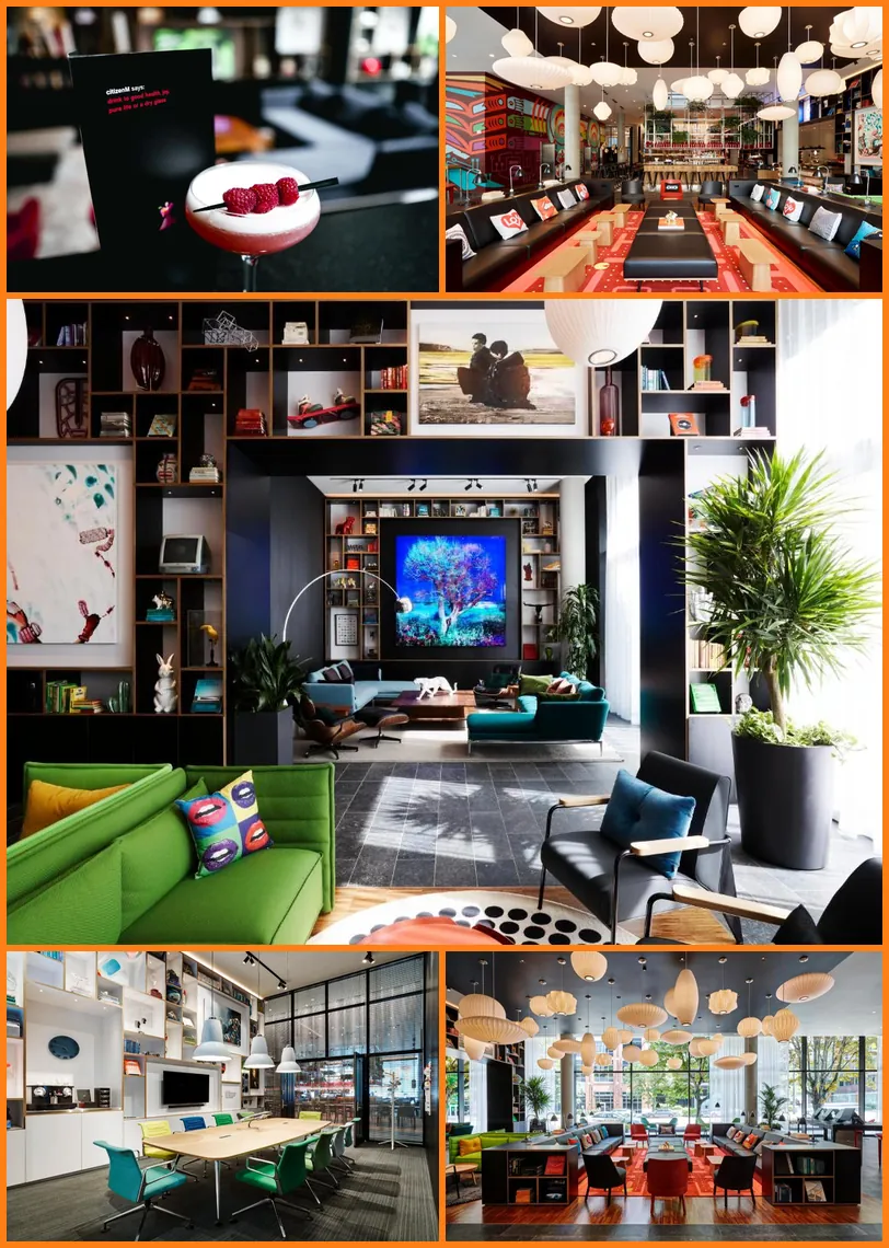 citizenM Seattle South Lake Union hotel main view